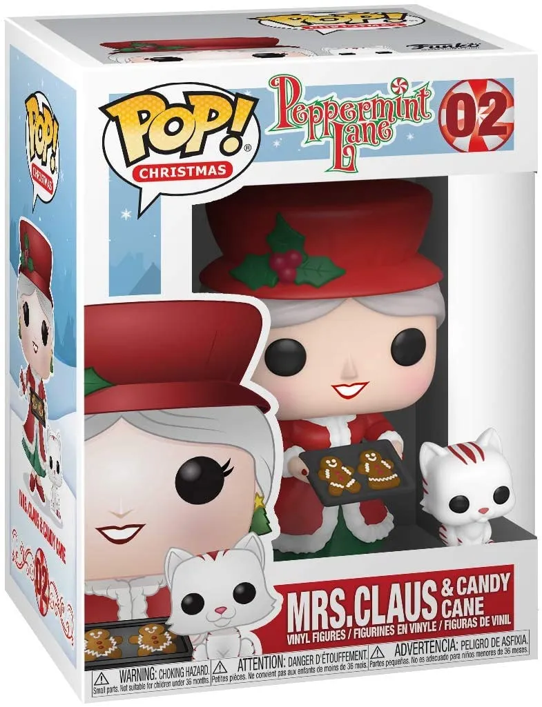 Peppermint Lane Mrs. Claus & Candy Cane Funko 44425 Pop! Vinyl #02