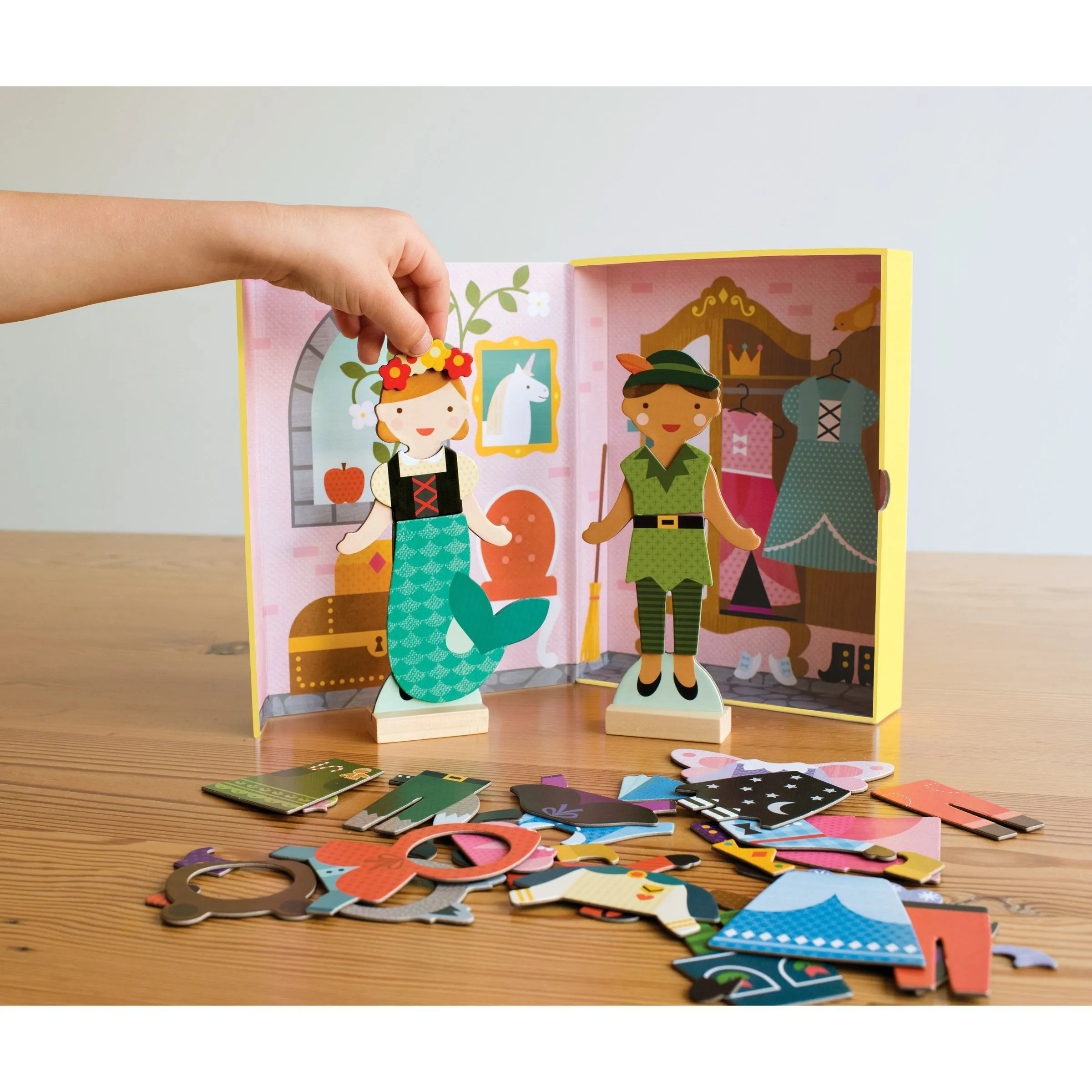 Petit Collage Magnetic Dress-Up - Fairy Tales