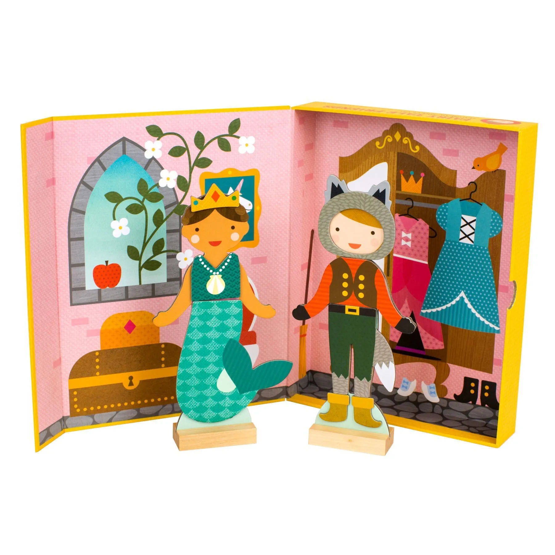 Petit Collage Magnetic Dress-Up - Fairy Tales