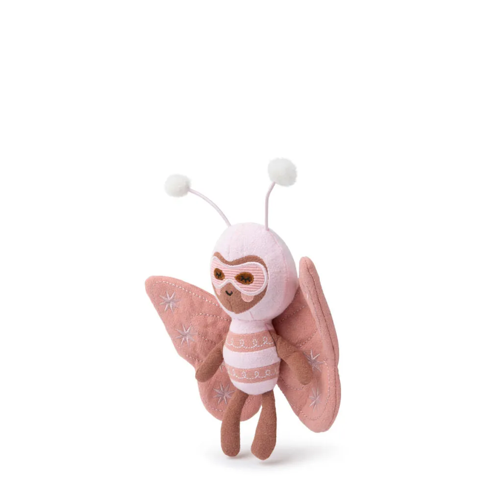 Picca Loulou Powerfluff Becky Butterfly Pink In Giftbox - 18cm