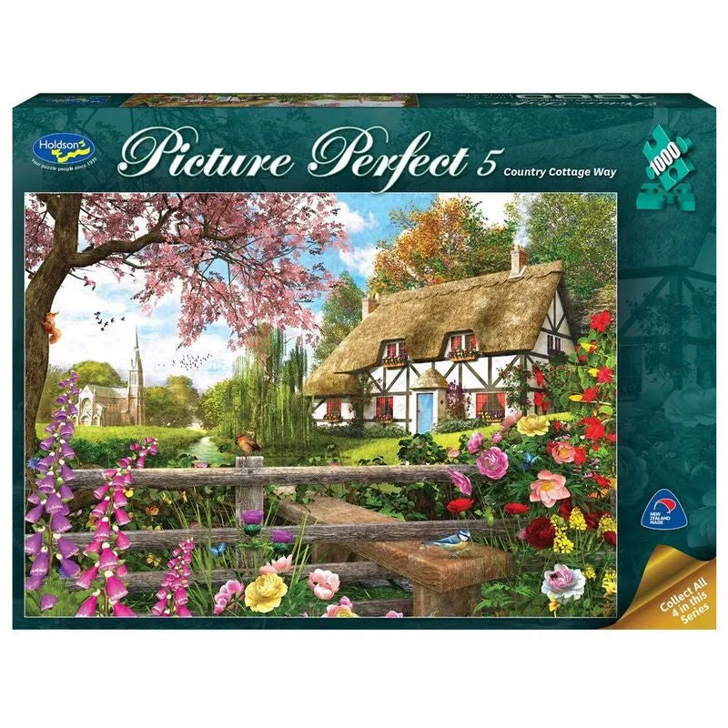 PICTURE PERFECT SERIES 5 COUNTRY COTTAGE WAY 1000 PIECE PUZZLE