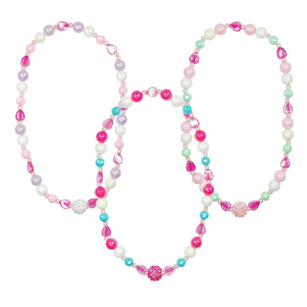 Pink Poppy Fiesta Colour Bead Necklace Assorted Styles