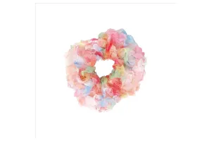 Pink Poppy Rainbow Tulle Large Hair Scrunchie