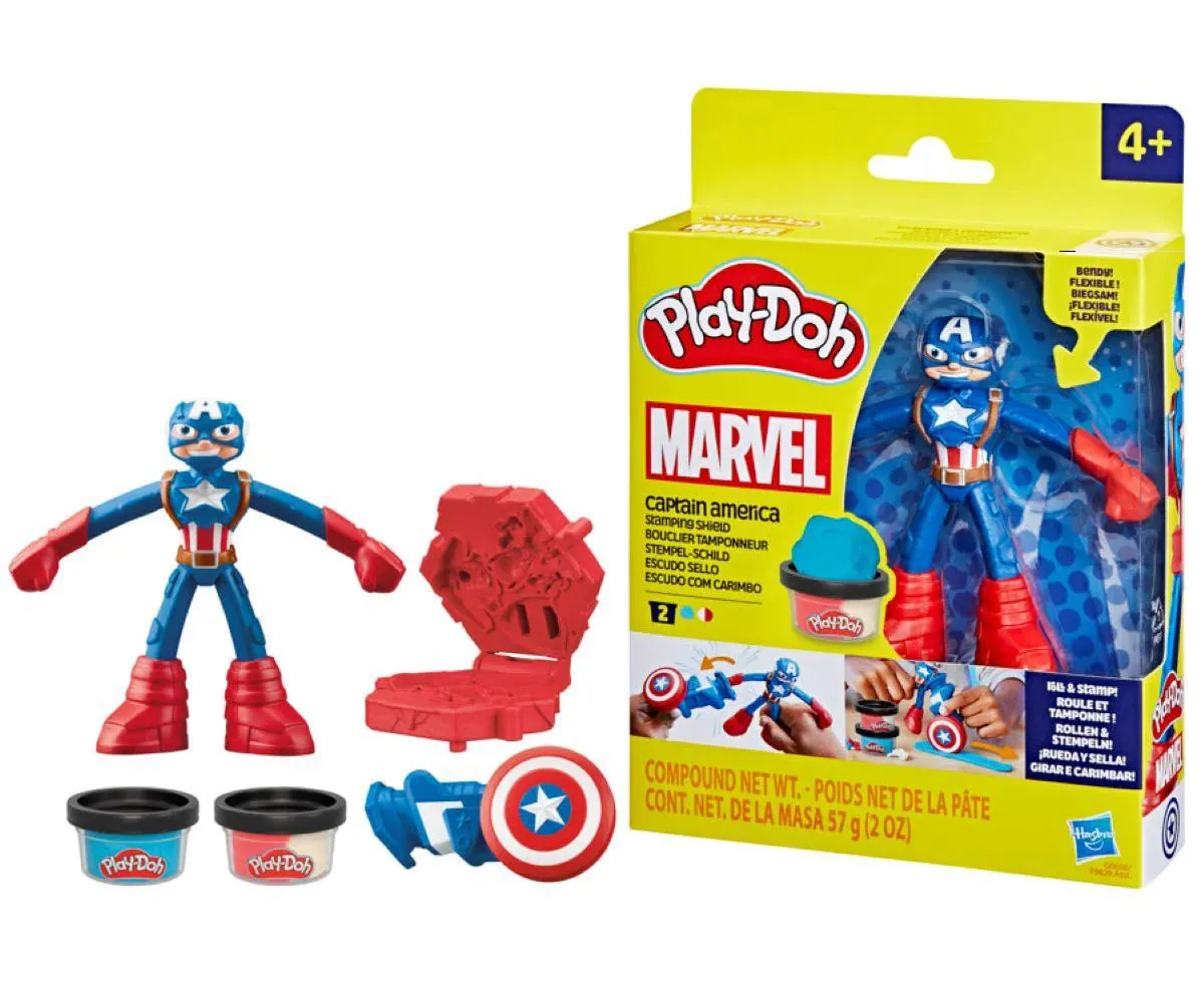 Play-Doh Marvel Stretch Action Figures - Assorted