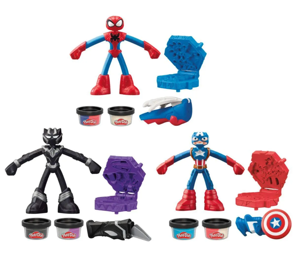 Play-Doh Marvel Stretch Action Figures - Assorted