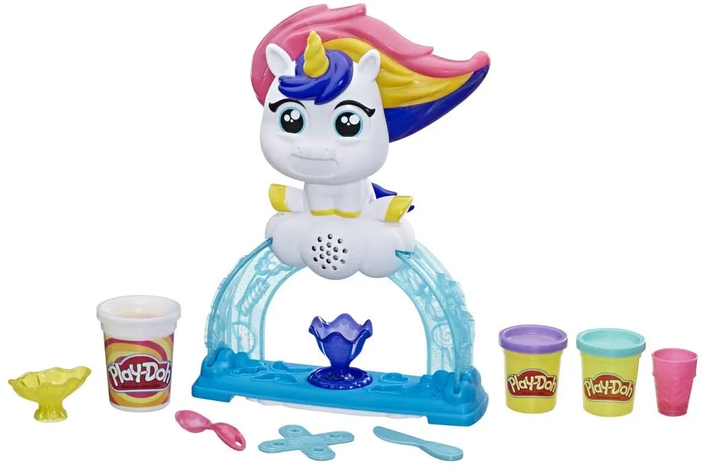 Play Doh Tootie The Unicorn Ice Cream Set with 3 Non Toxic Colors