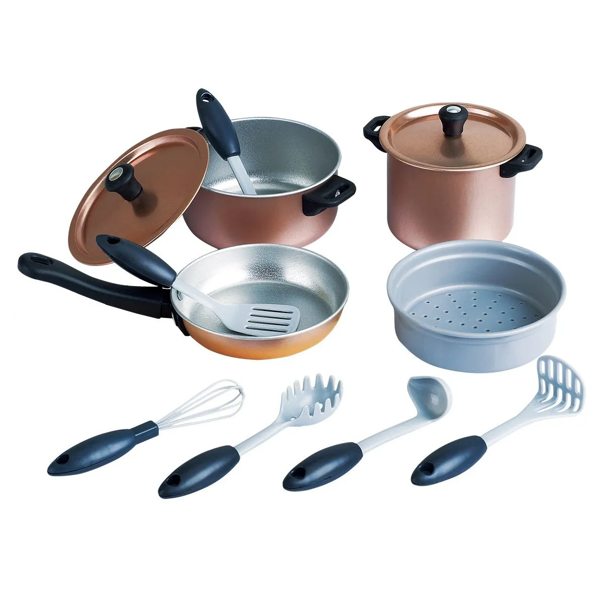 Playgo Toys Ent. Ltd. Chefs Collection Metal Cookware