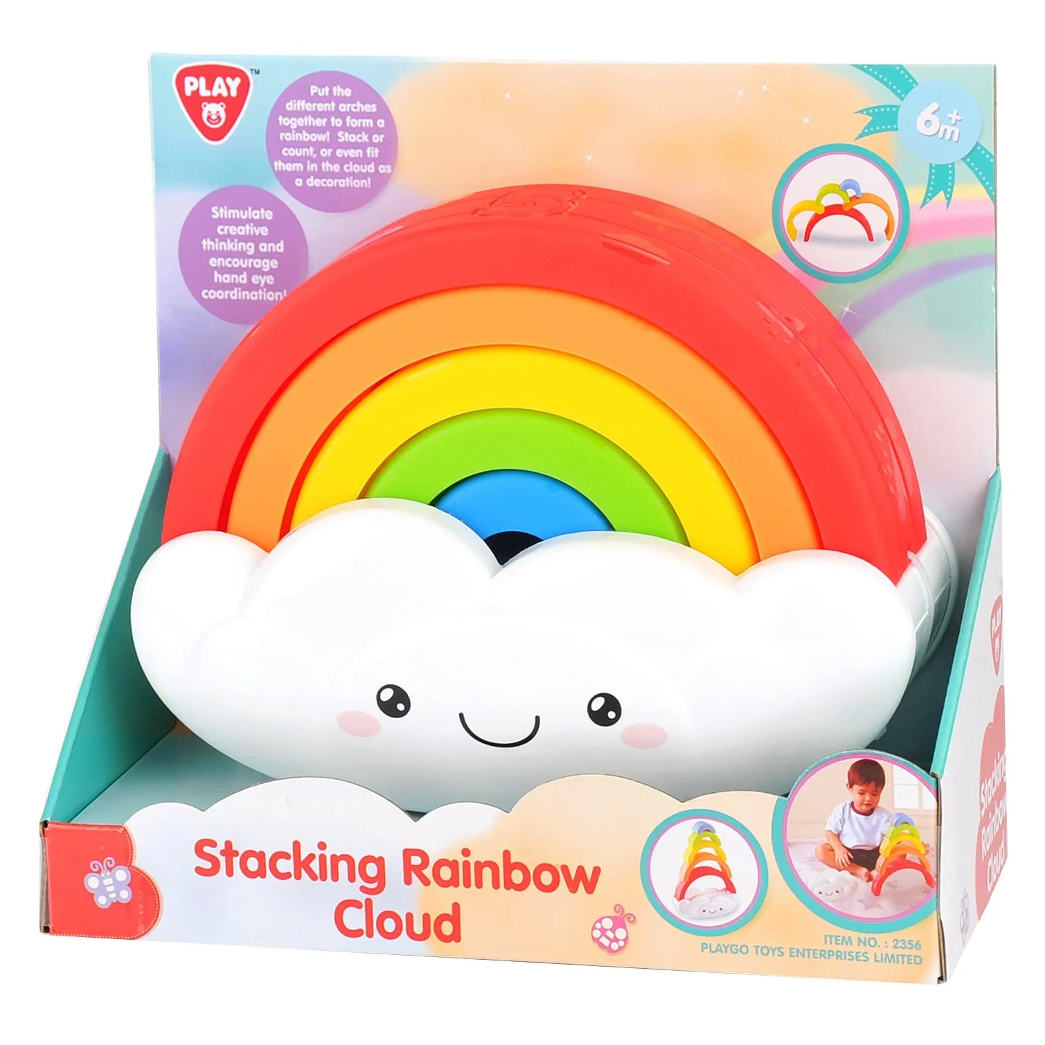 Playgo Toys Ent. Ltd. Stacking Rainbow Cloud