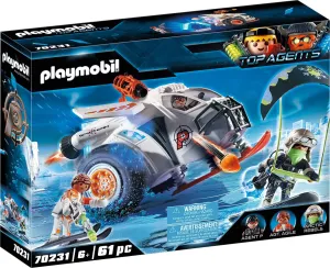 Playmobil 70231 Top Agents V Spy Team Snow Glider, with Light and Sound Effects, for Children Ages 6 