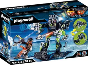 PLAYMOBIL 70233 Top Agents V Arctic Rebels Ice Robot, for Children Ages 6 