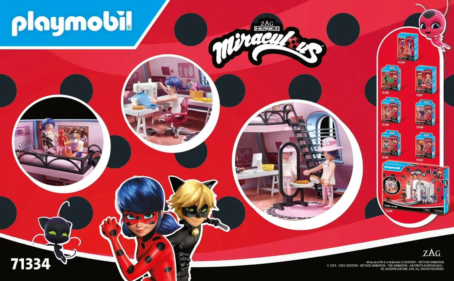 Playmobil 71334 Miraculous Marinette's Loft Wise - Kids Toys