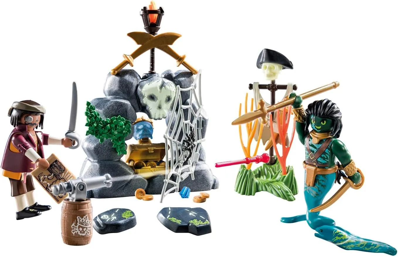 Playmobil 71420 Pirates Treasure Hunt Wise - Kids Toys