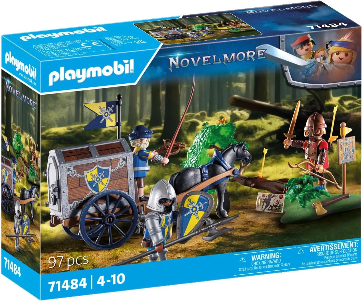 Playmobil 71484 Novelmore Transport robbery Wise - Kids Toys