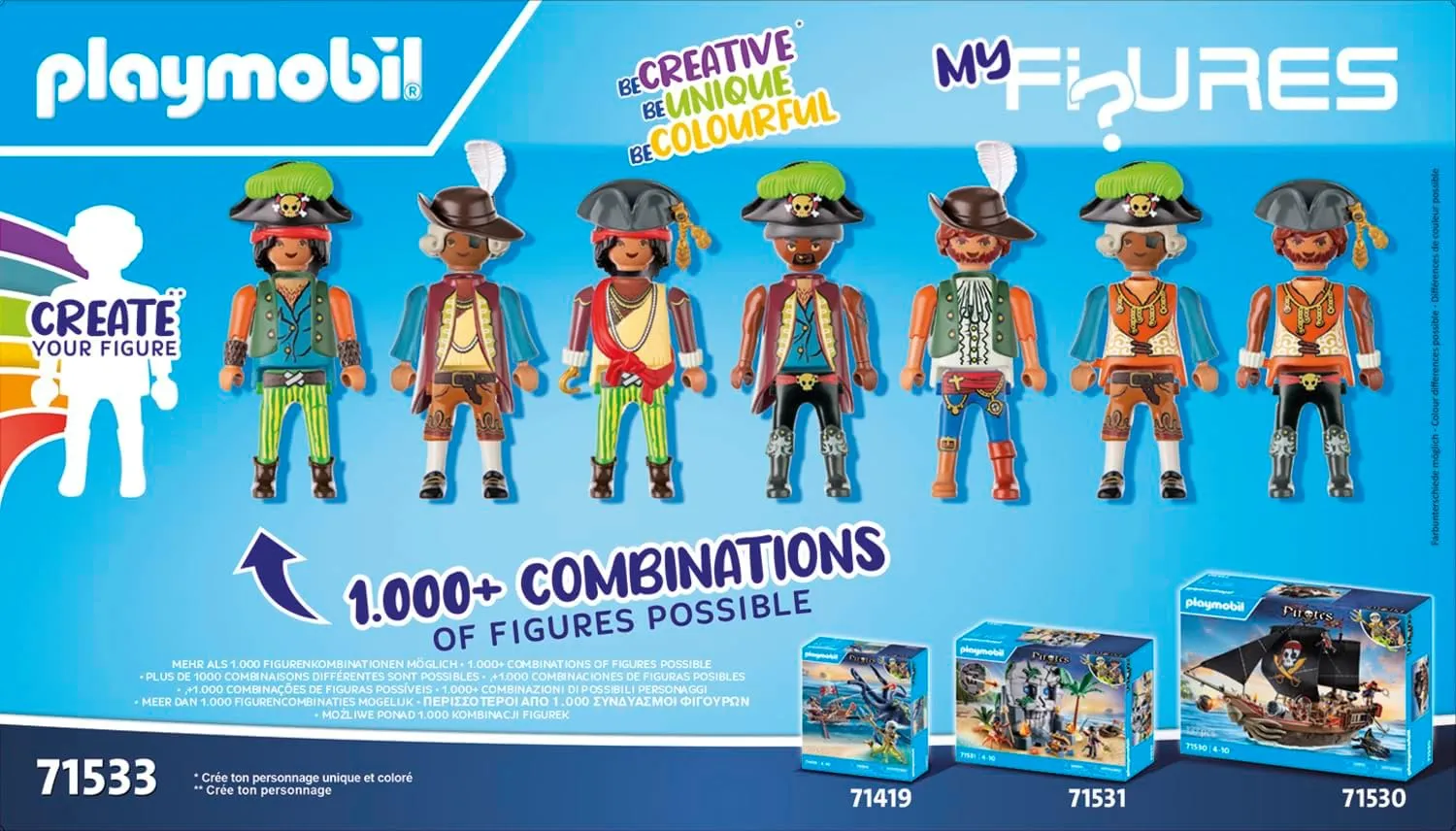 Playmobil 71533 My Figures Pirates Wise - Kids Toys