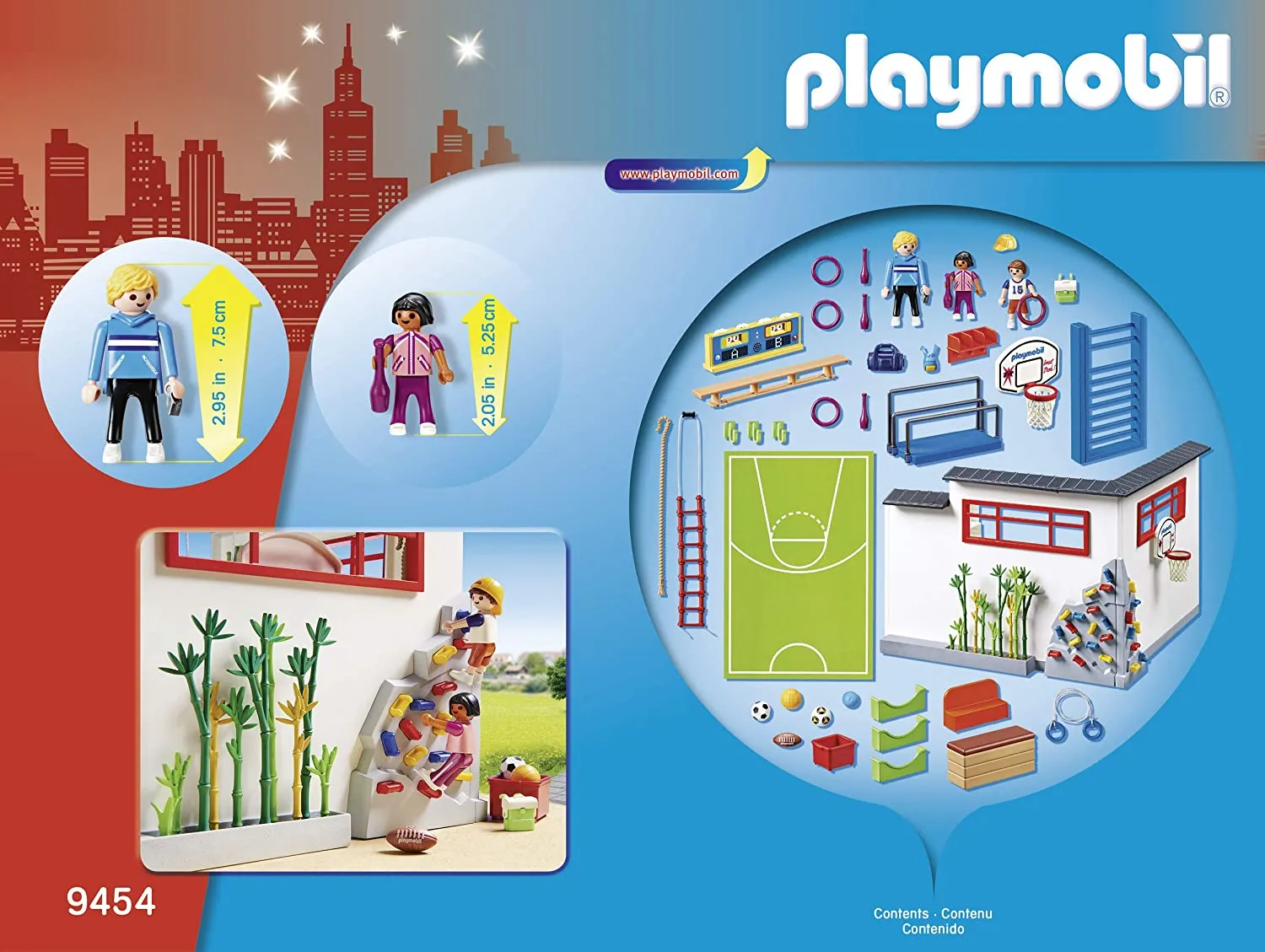 Playmobil City Life 9454 Gym for Children Ages 5 