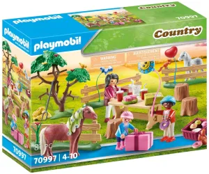 Playmobil - Country Pony Farm Birthday Party Playset (70997)