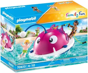 PLAYMOBIL Family Fun 70613 Swimming Island, Floats on Water, For ages 4 