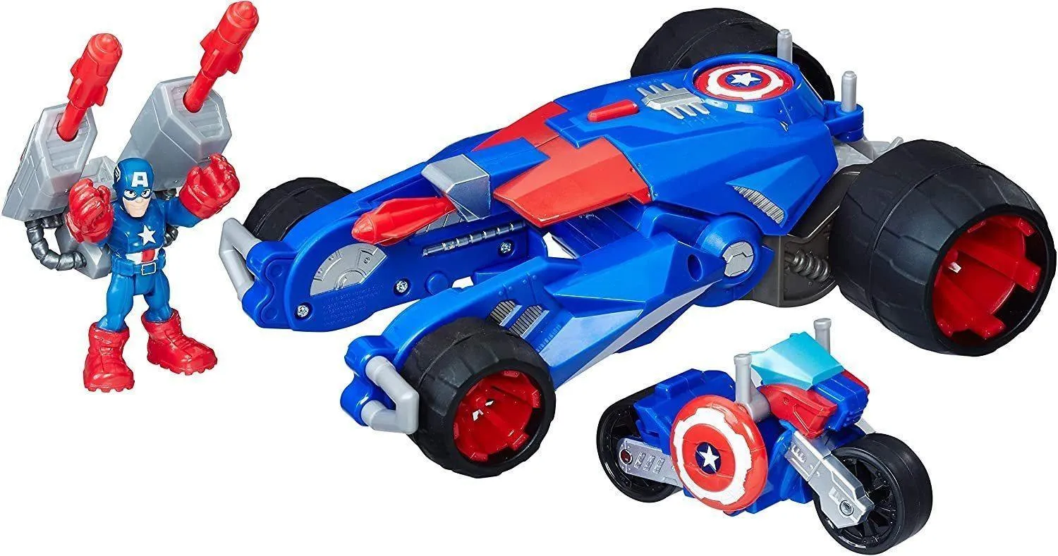Playskool E0156 Sha Captain America Tank Marvel Figures and Playset