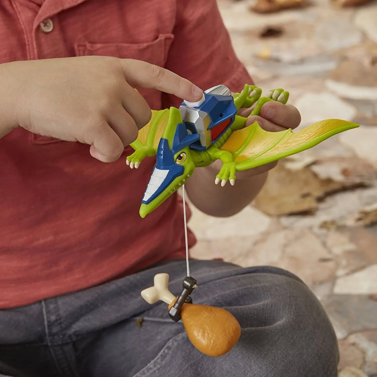 Playskool E1455 Csq Dino Rider Police