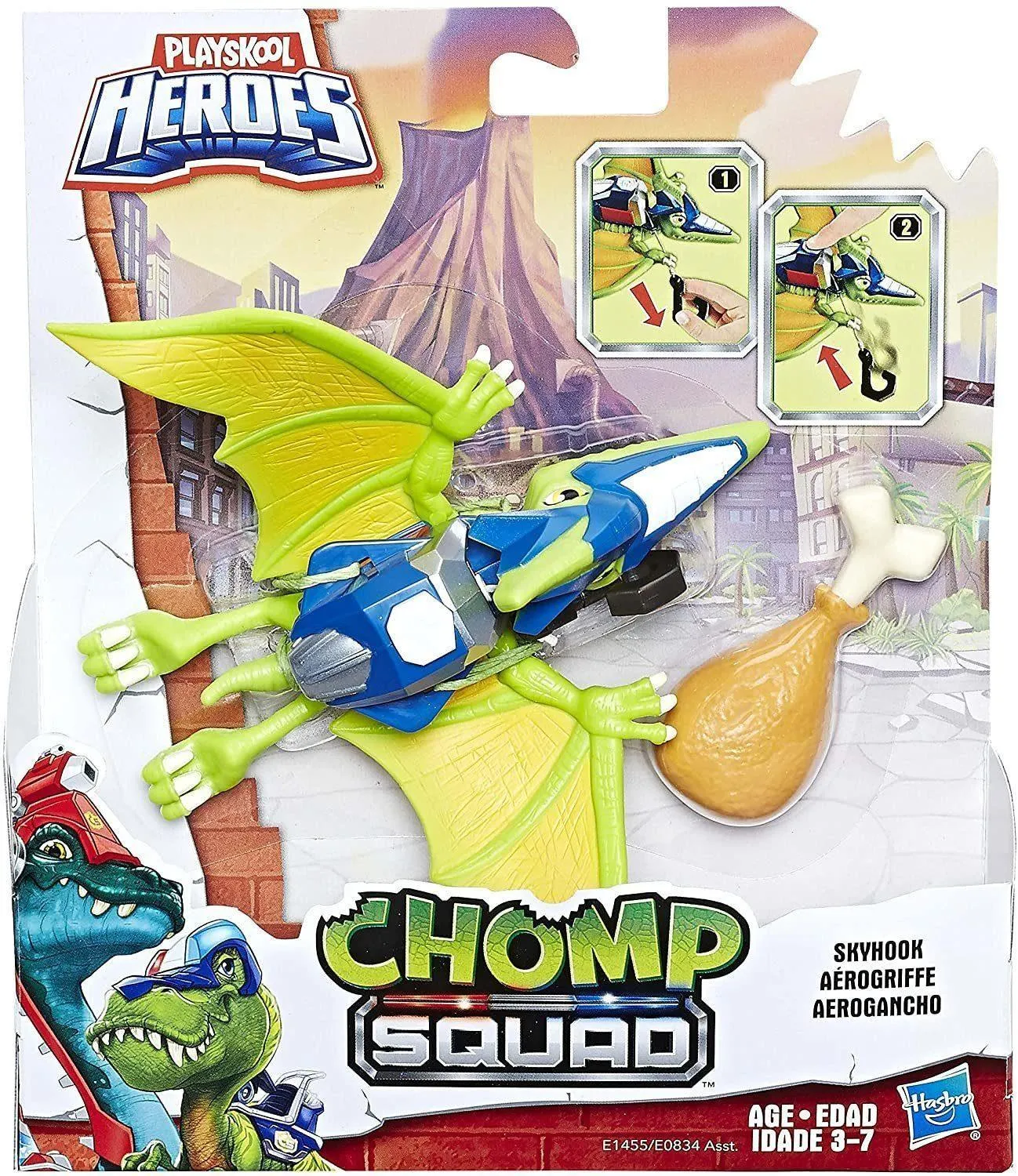 Playskool E1455 Csq Dino Rider Police