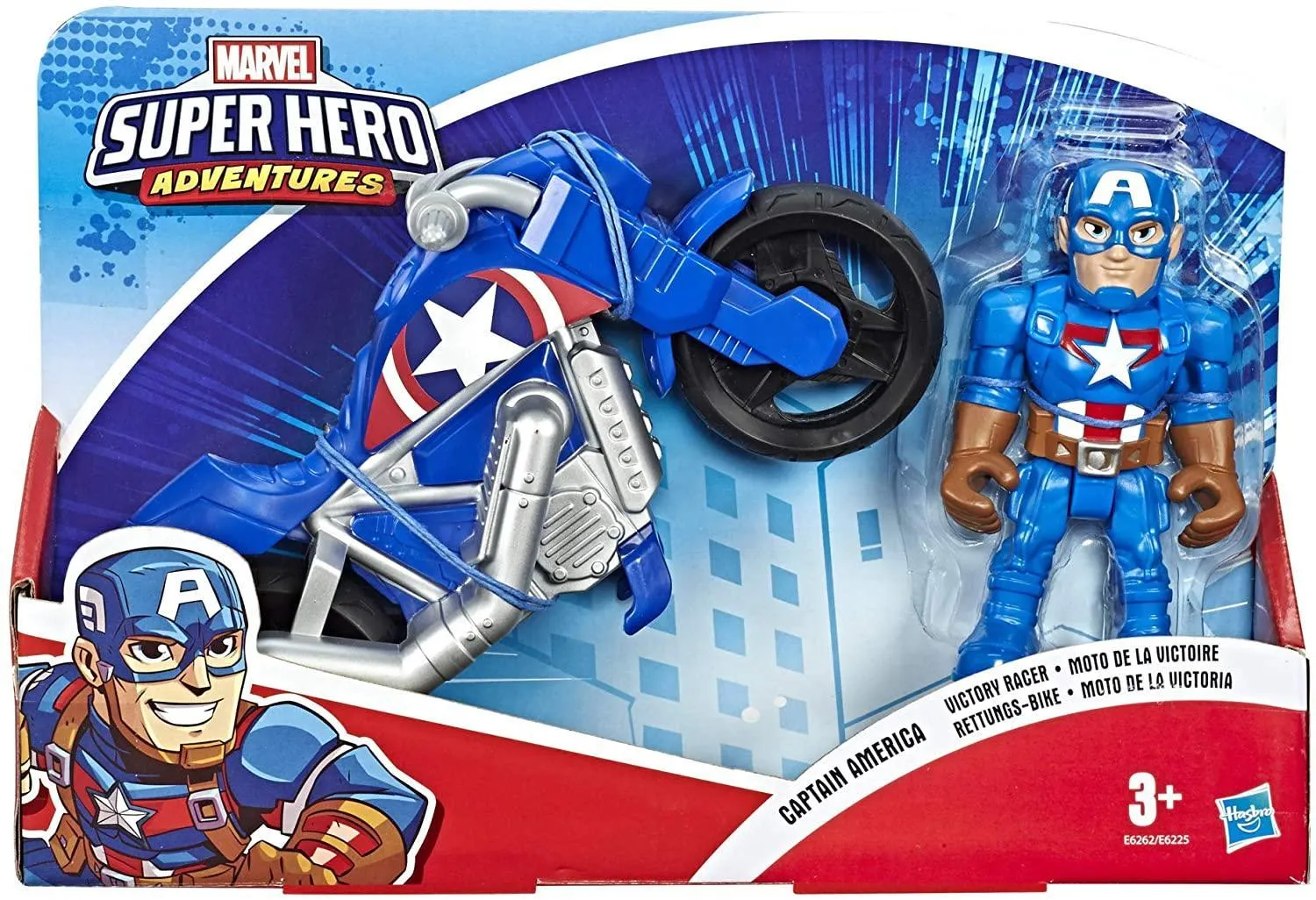 Playskool E6262ES0 Heroes Marvel Super Hero Adventures Captain America