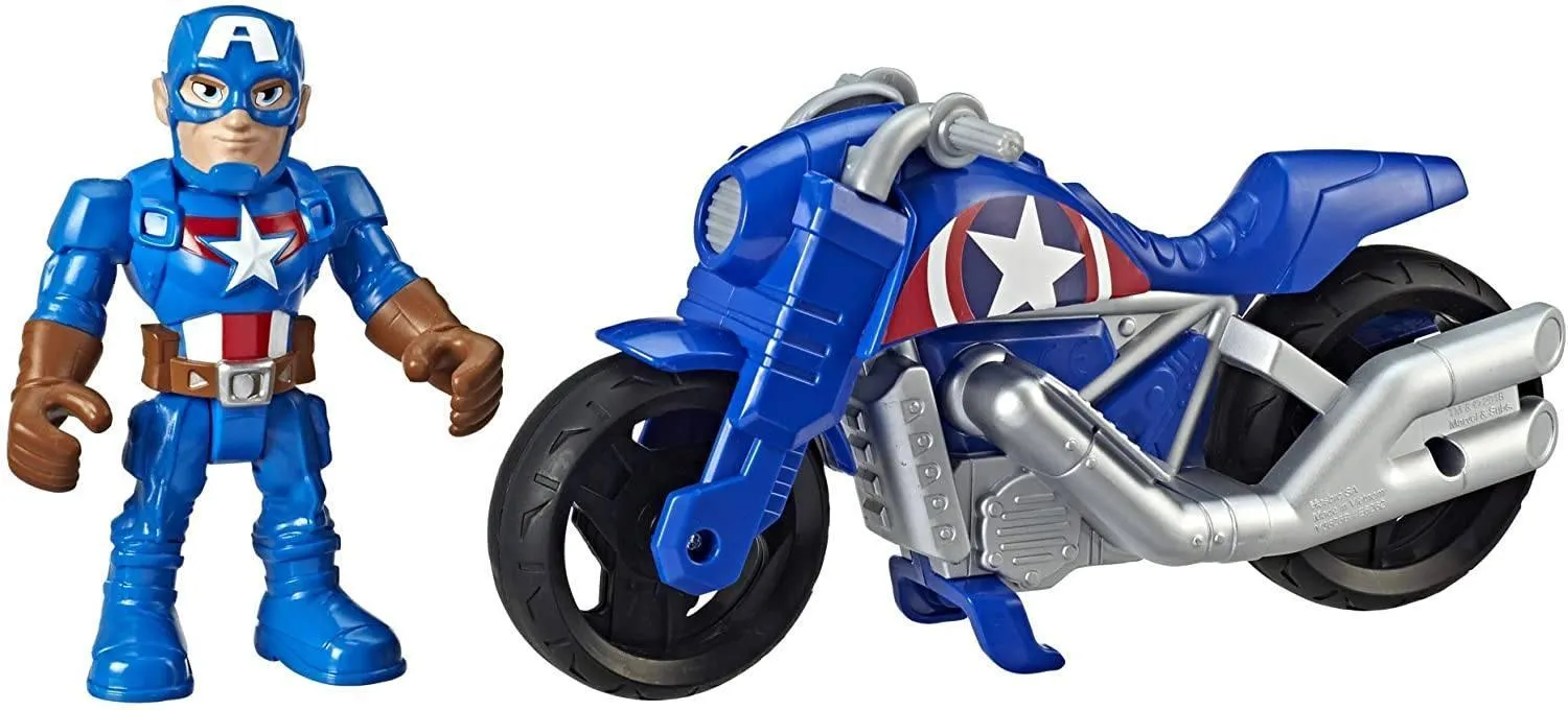 Playskool E6262ES0 Heroes Marvel Super Hero Adventures Captain America