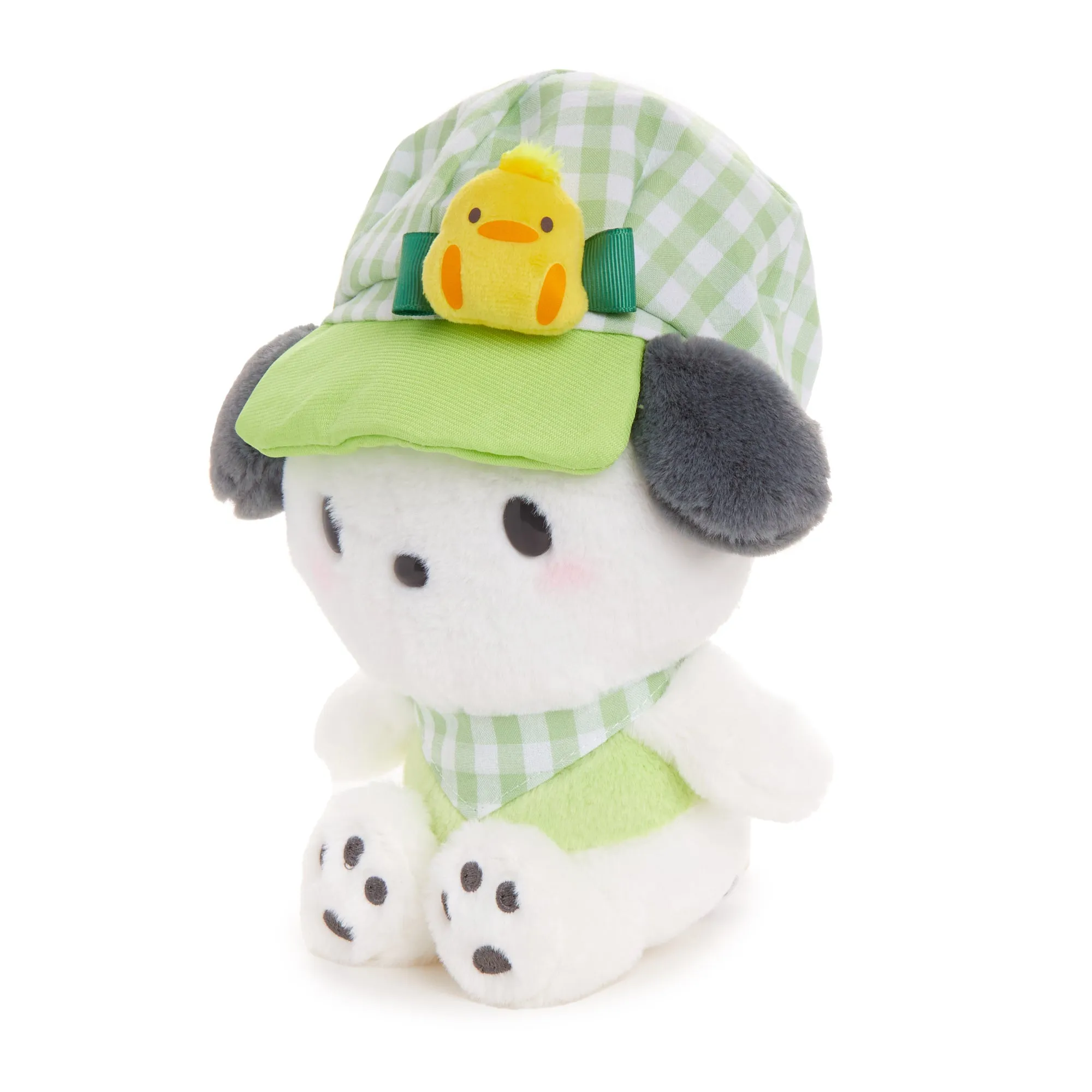 Pochacco 8" Plush (Gingham Cap Series) SANRIO