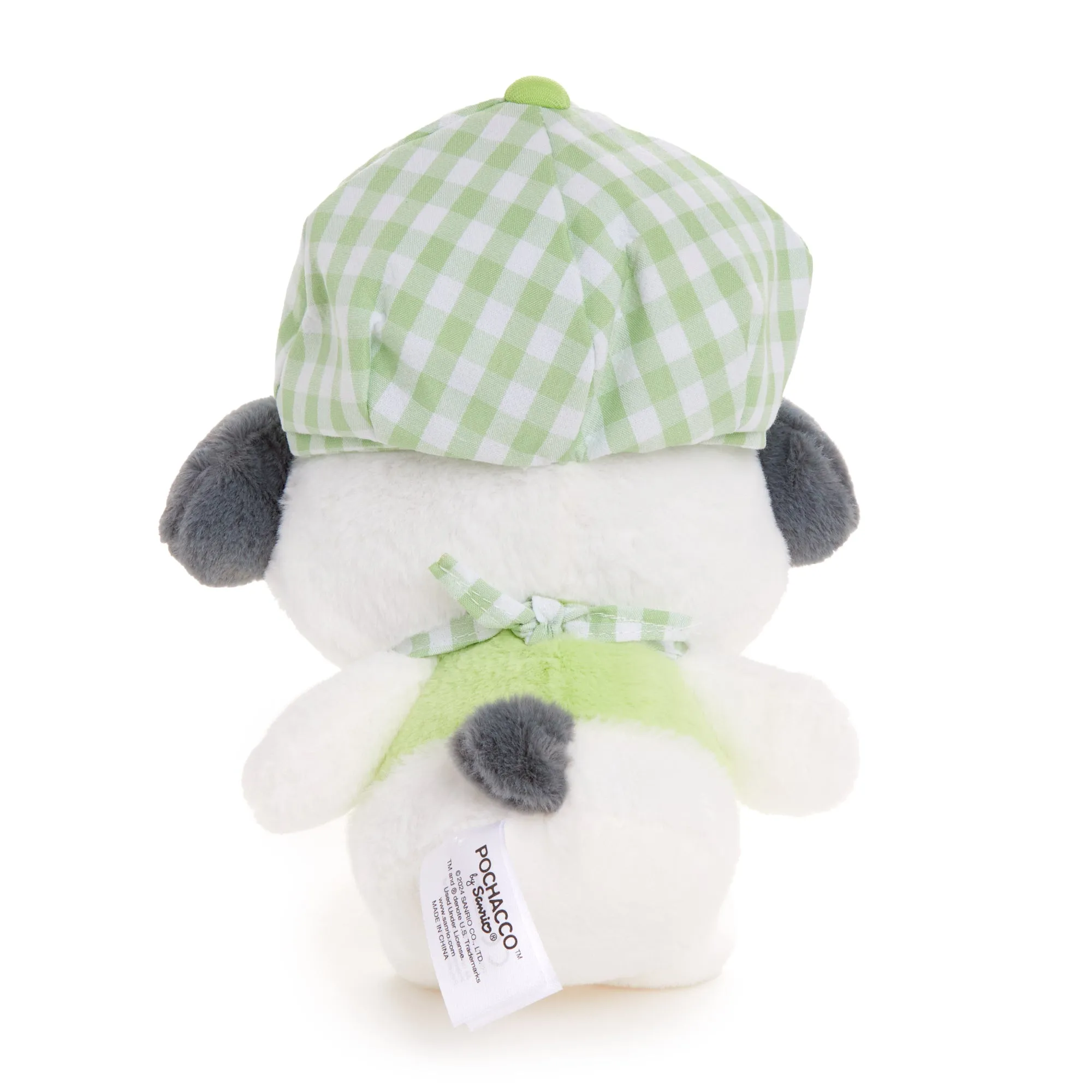 Pochacco 8" Plush (Gingham Cap Series) SANRIO