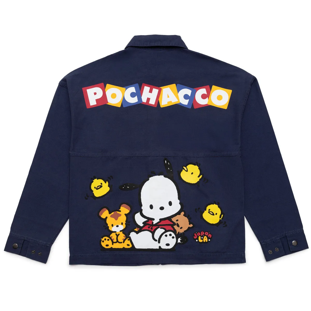 Pochacco x JapanLA Spirit Jersey Canvas Jacket SANRIO