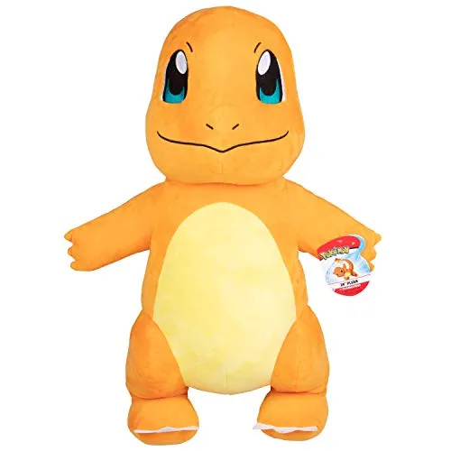 Pokémon 24" Lifesize Charmander Plush Stuffed Toy - Largest Ever Available, Ages 24 Months 