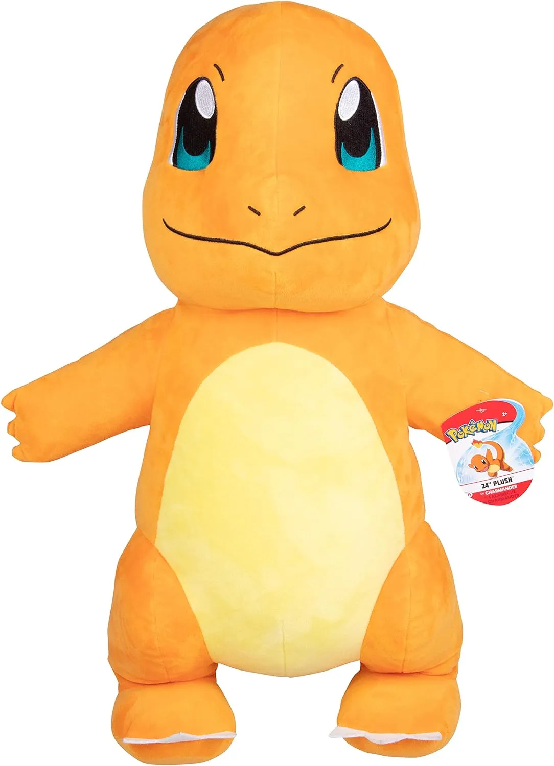 Pokémon 24" Lifesize Charmander Plush Stuffed Toy - Largest Ever Available, Ages 24 Months 