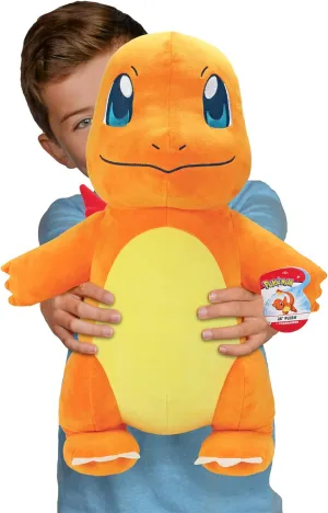 Pokémon 24" Lifesize Charmander Plush Stuffed Toy - Largest Ever Available, Ages 24 Months 