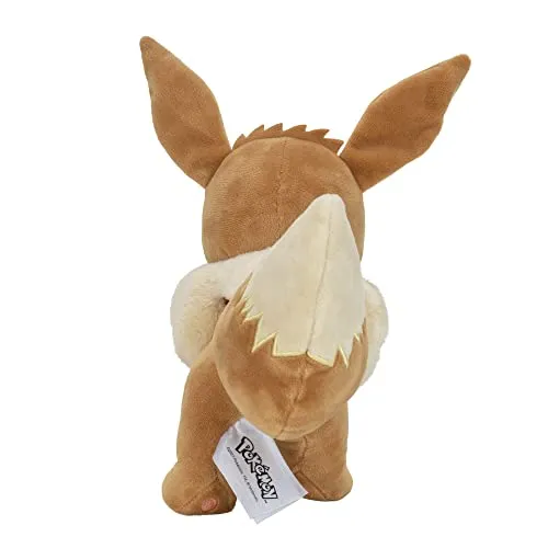 Pokémon Eevee Plush - 8-Inch Soft Stuffed Animal for Kids Ages 3 