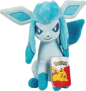 Pokémon Glaceon Plush - 8-Inch Soft Plush with Authentic Details - Ages 3 