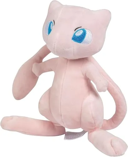 Pokémon Mew Plush Toy - 8-Inch Super Soft Mythical Pokémon for Ages 2 