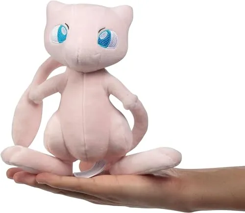 Pokémon Mew Plush Toy - 8-Inch Super Soft Mythical Pokémon for Ages 2 