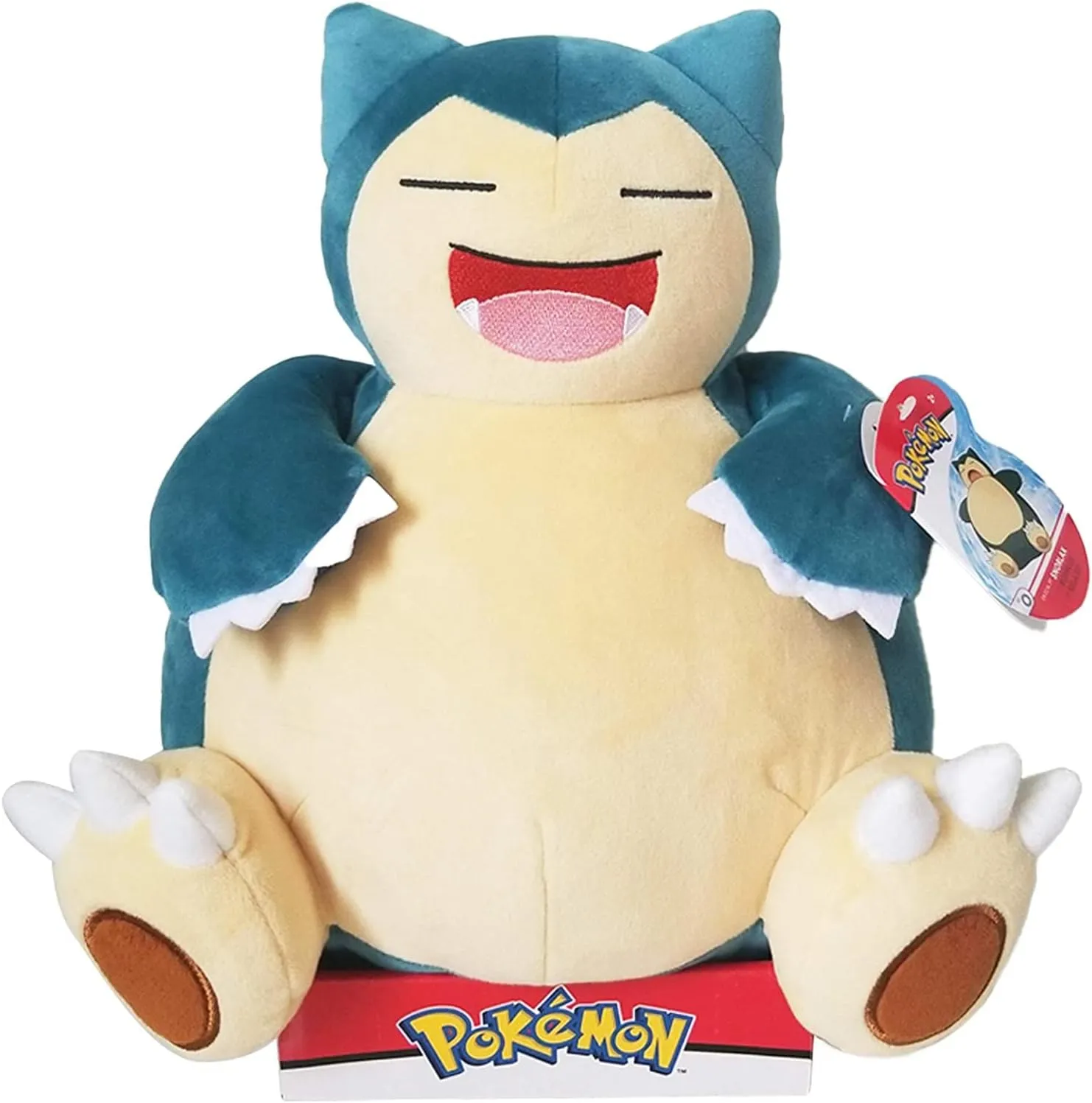 Pokémon Snorlax 12-Inch Plush - Super Soft Stuffed Animal for Ages 3 