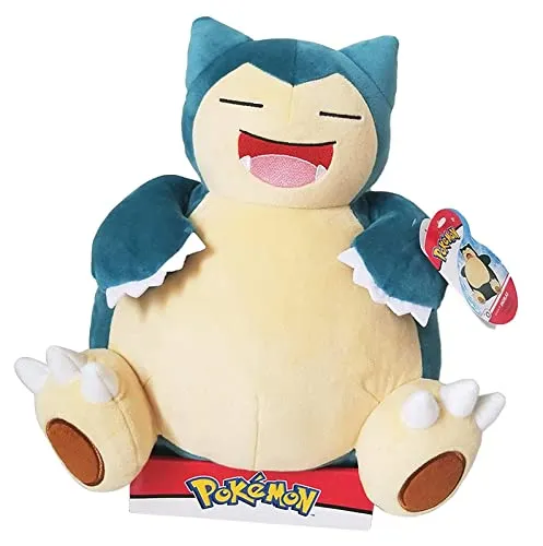 Pokémon Snorlax 12-Inch Plush - Super Soft Stuffed Animal for Ages 3 
