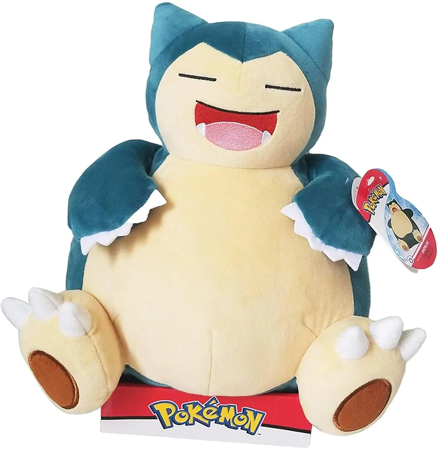 Pokémon Snorlax 12-Inch Plush - Super Soft Stuffed Animal for Ages 3 