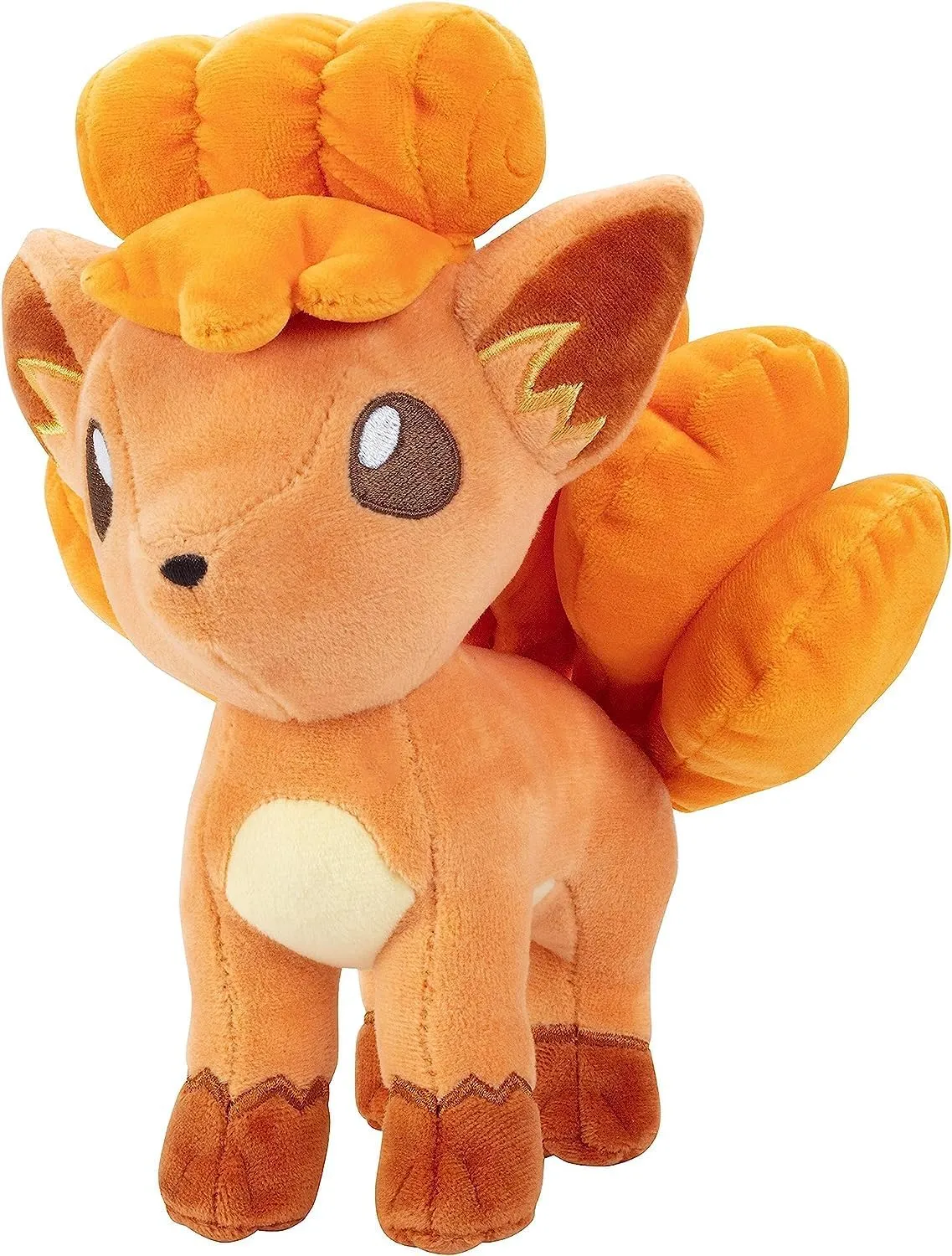 Pokémon Vulpix 8-Inch Plush - Authentic Fire-Type Pokémon Plush for Kids Ages 2 
