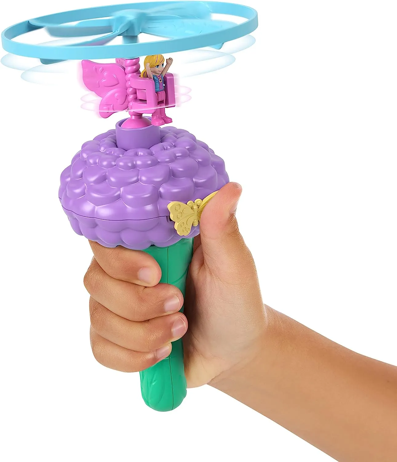 Polly Pocket Dolls, Playset and Travel Toys, 4 Dolls, 1 Vehicle, 25  Accessories