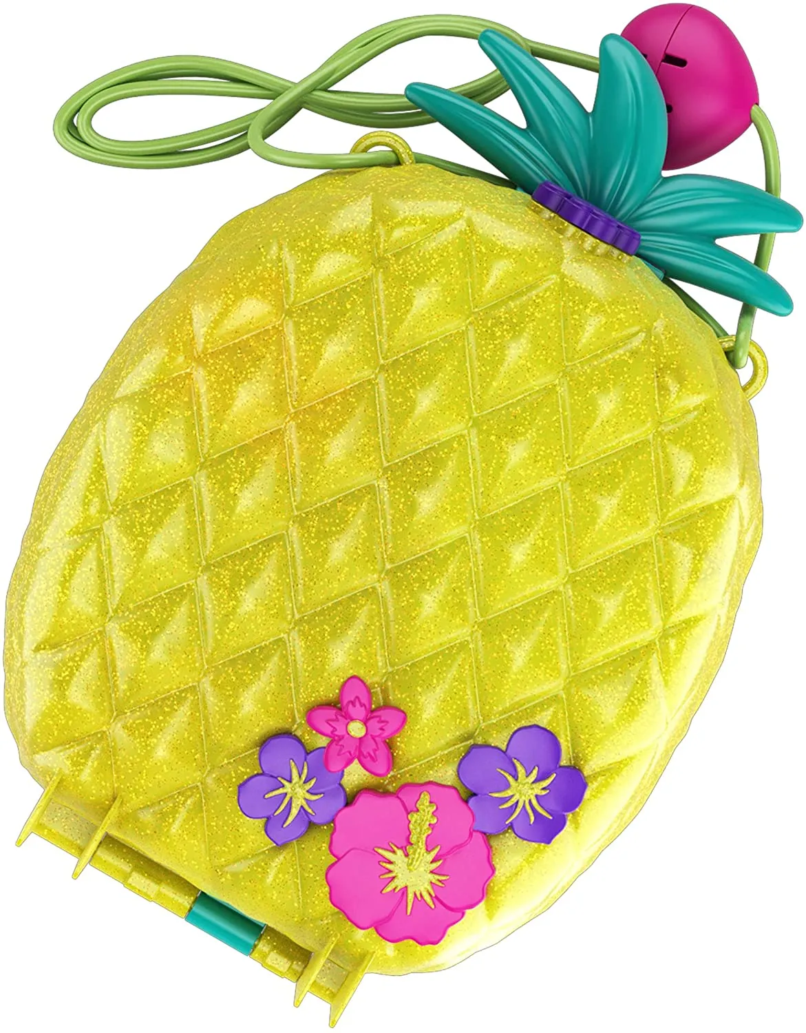 Polly Pocket GKJ64 Girls Dolls IP Brands Tropicool Pineapple Purse Multicolor