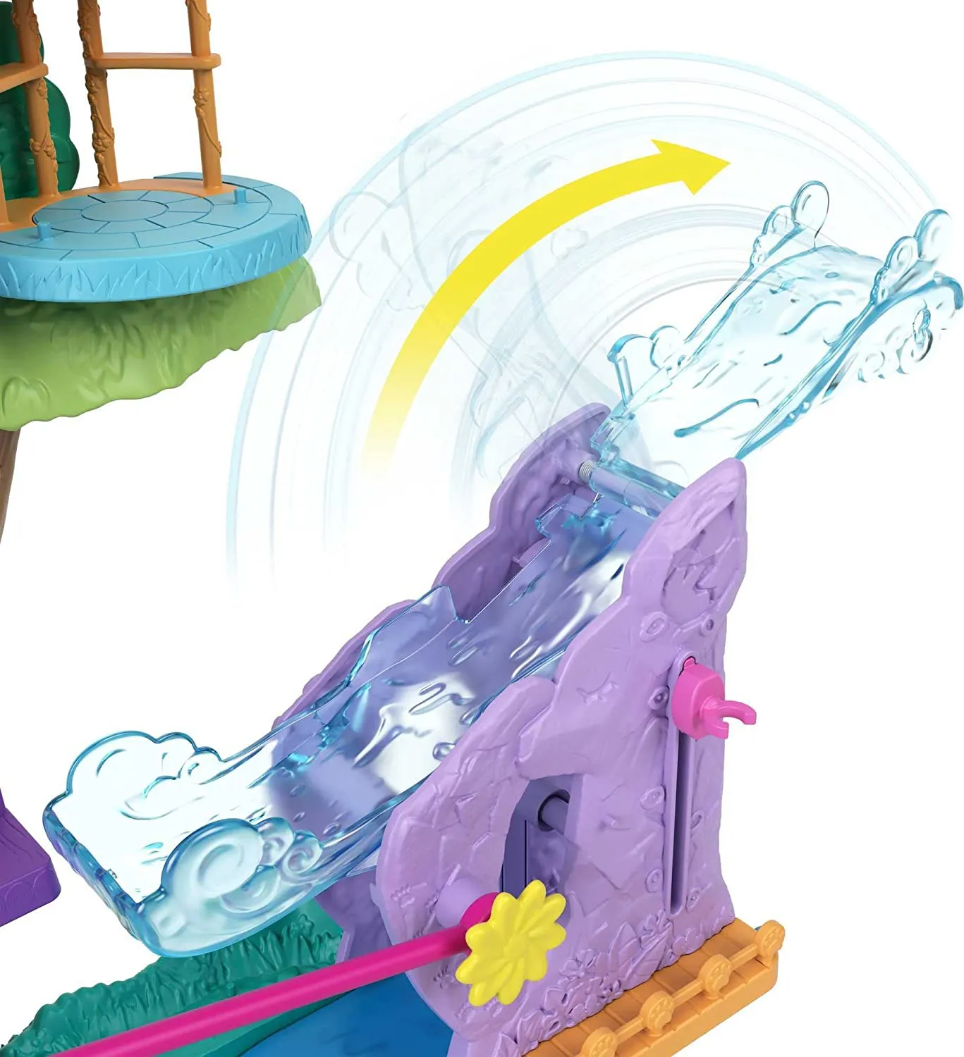 Polly Pocket Pollyville Pet Adventure Treehouse, 5 Floors, 15  Play Pieces: 2 Do