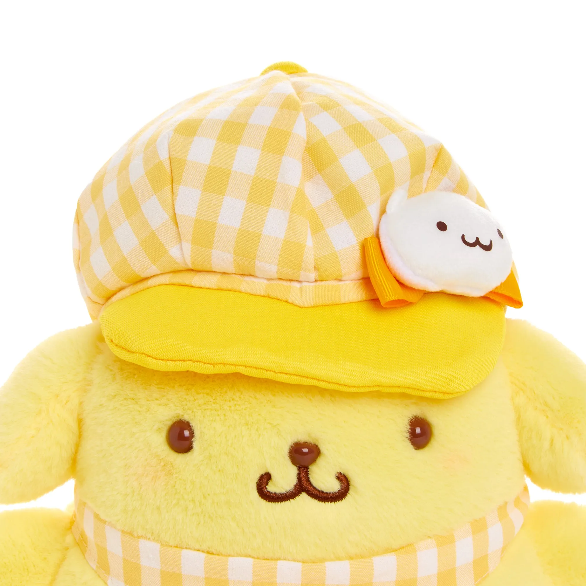 Pompompurin 8" Plush (Gingham Cap Series) SANRIO