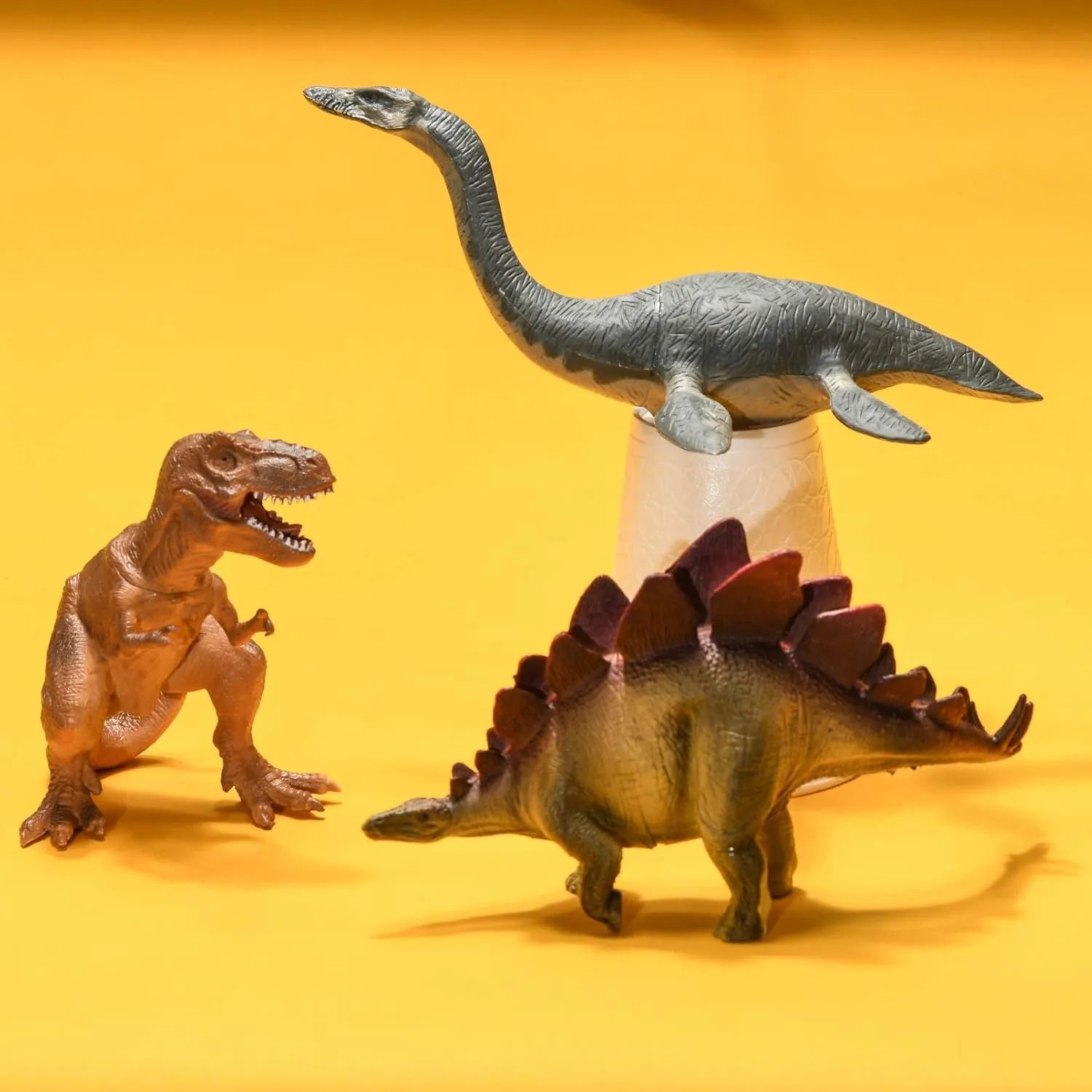 Prextex Realistic 10-inch Dinosaur Figures - 12-Pack Assorted Dinos for Kids Ages 3  (YOUXIN TOYS FACTORY)
