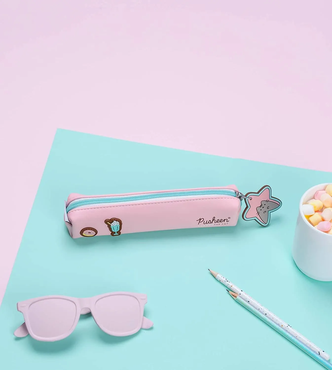 PUSHEEN Mini Pencil Case Pusheen Rose Collection