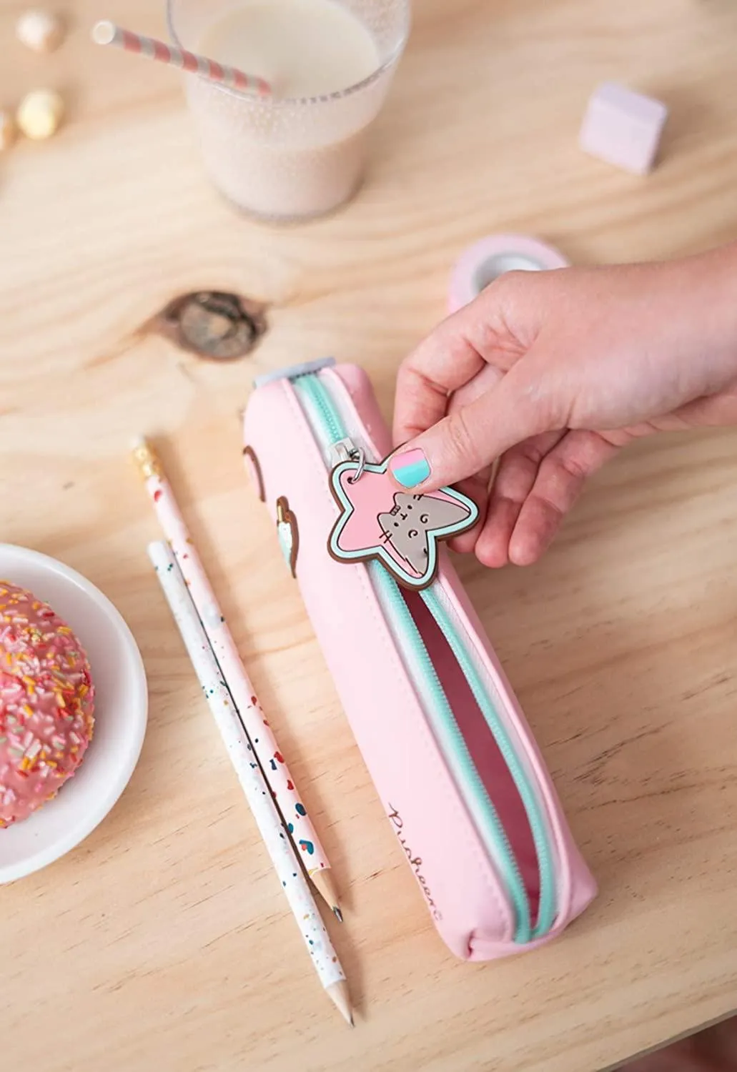 PUSHEEN Mini Pencil Case Pusheen Rose Collection