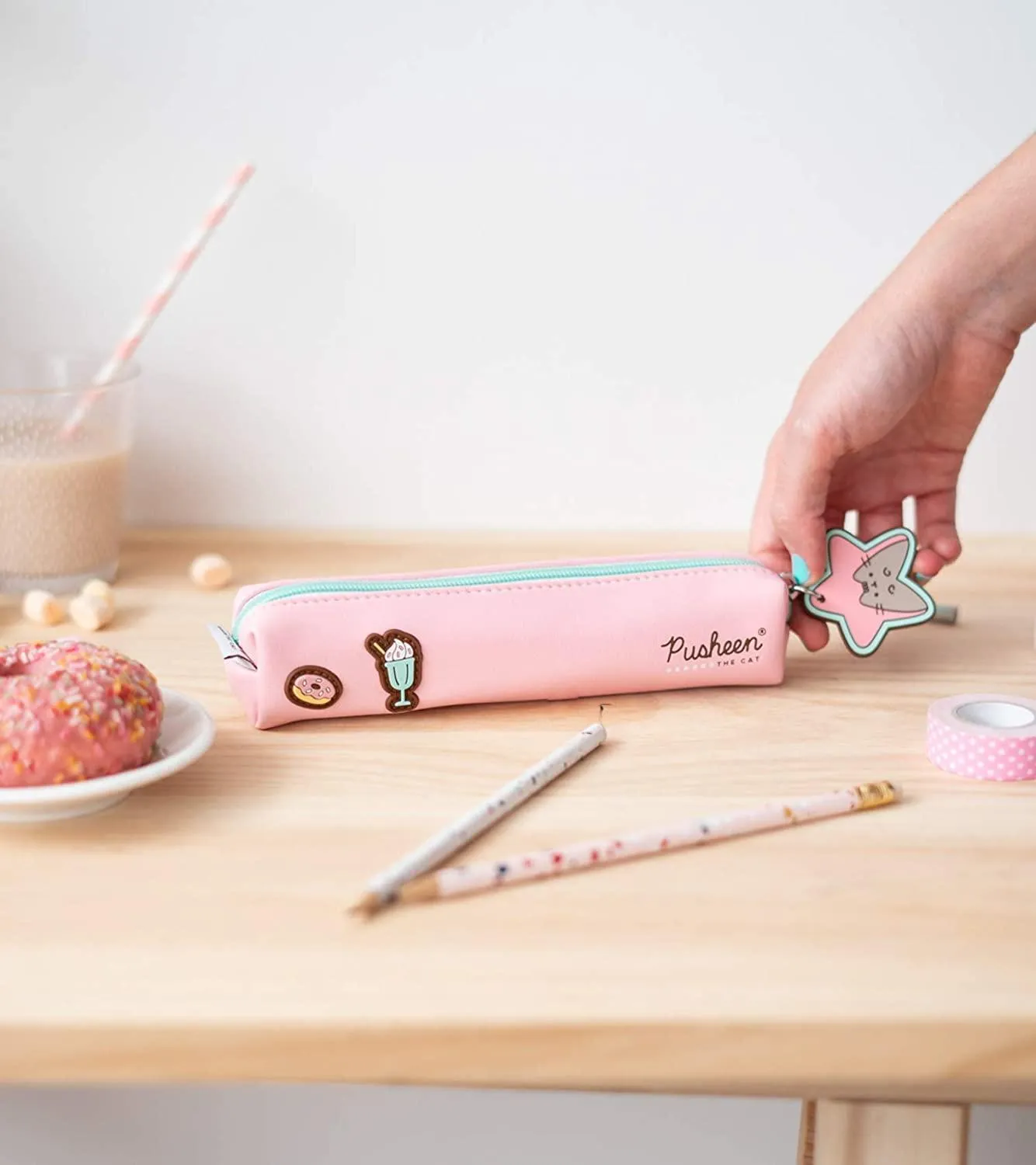 PUSHEEN Mini Pencil Case Pusheen Rose Collection