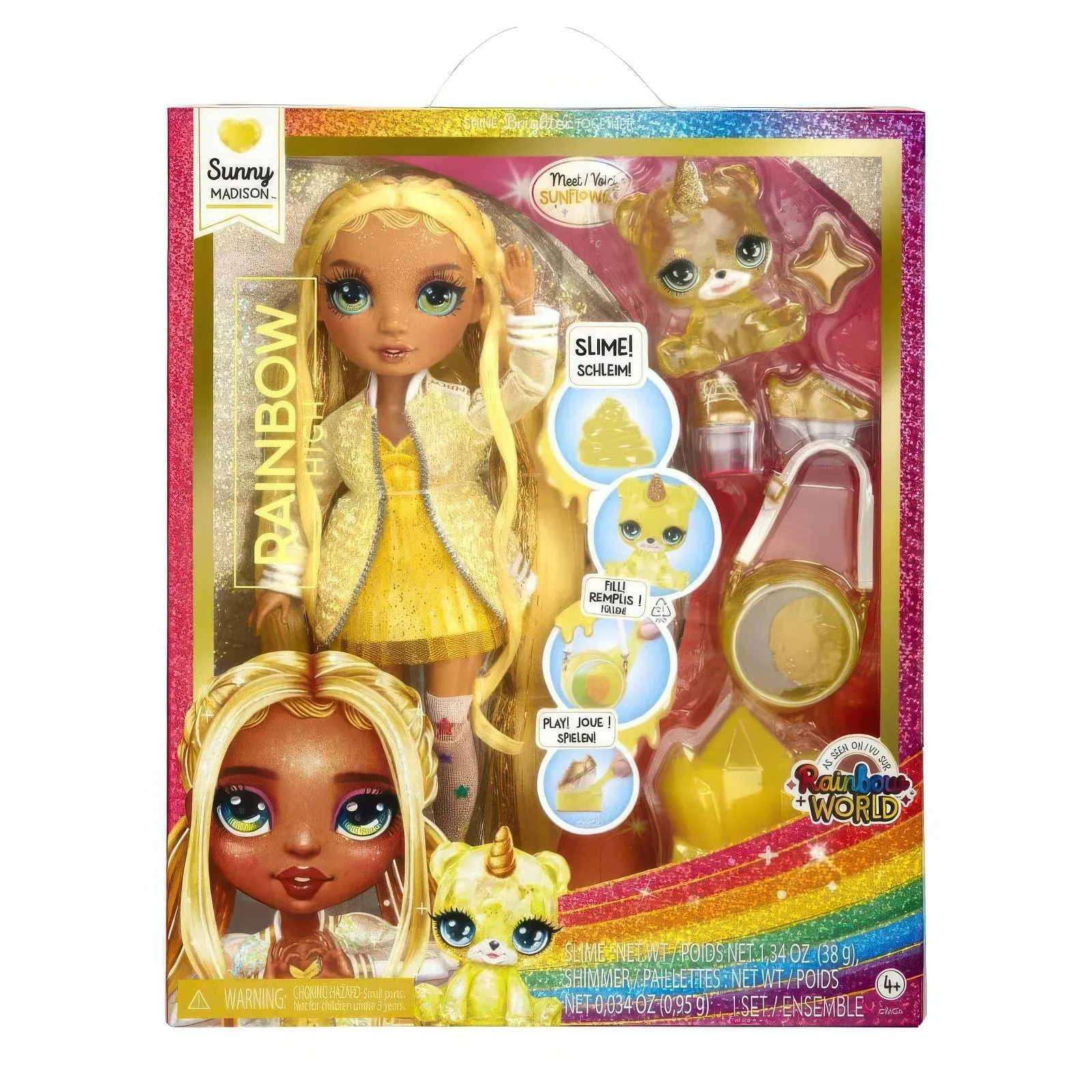 Rainbow High Classic 28cm Rainbow Fashion Doll - Sunny