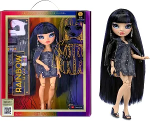 Rainbow High Fashion Doll – KIM NGUYEN - Blue Doll – Fashionable Outfit & 10  Colourful Play Accessories